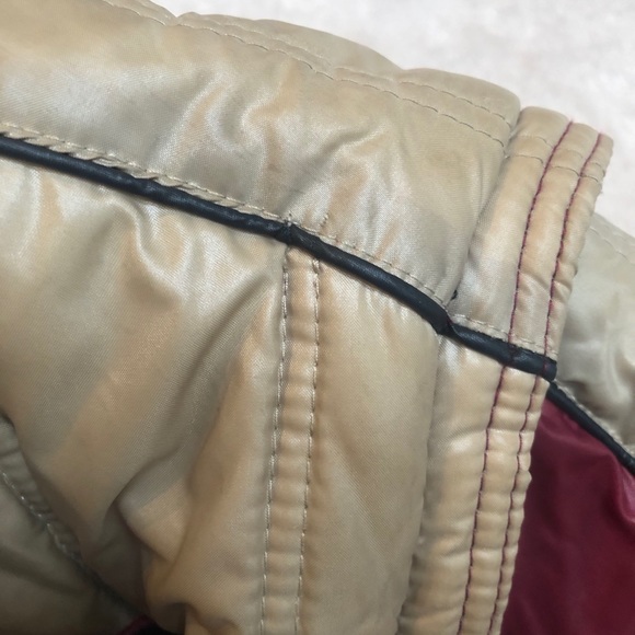 Vintage Puffer Jacket Coat ALPINE SKI vest convertible retro - Picture 4 of 13